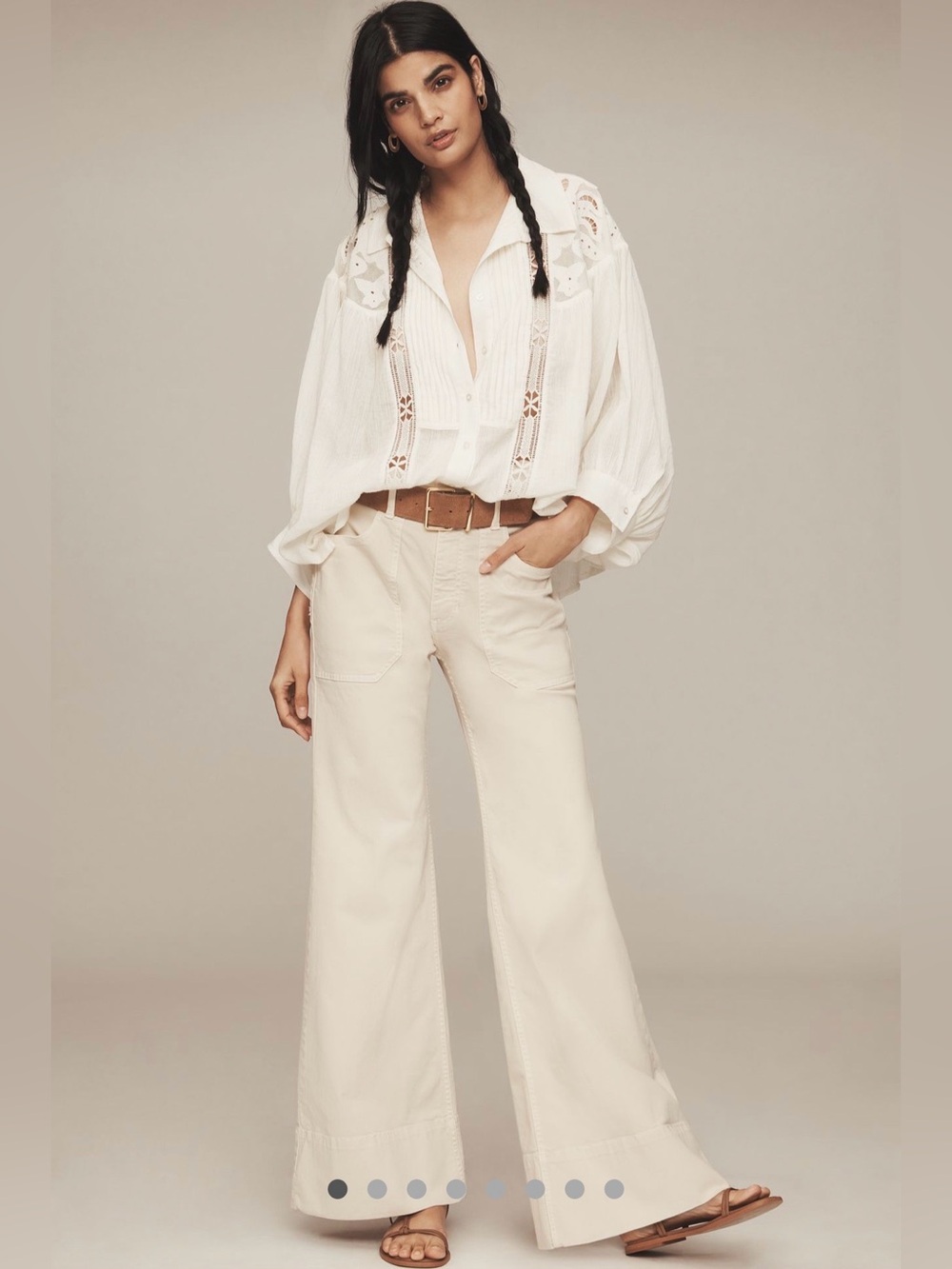 NWT Anthropologie Pilcro “Rylan” relaxed, high-rise flare pants